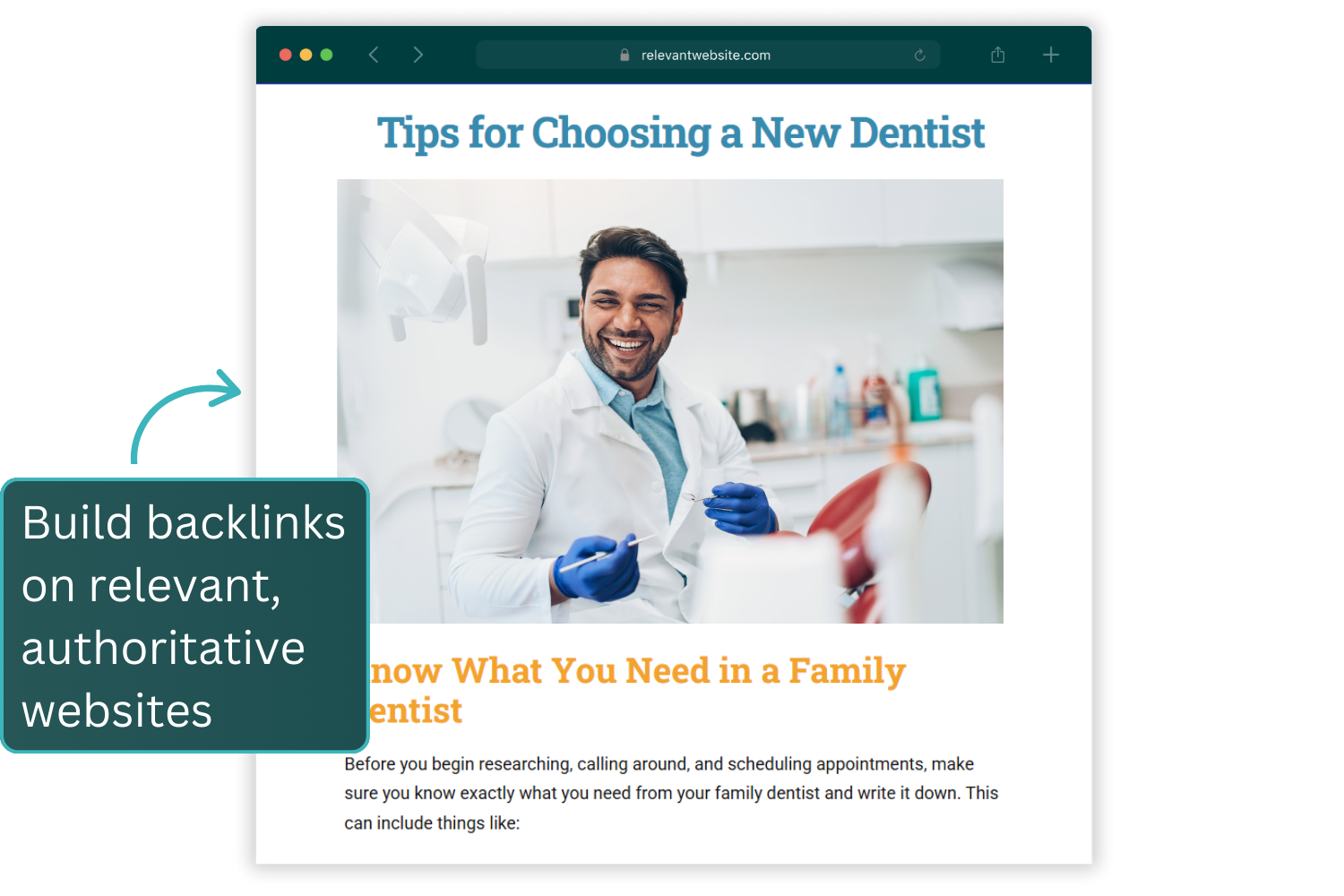 SEO pentru dentiști - Cumpără backlink pentru cabinetul tău stomatologic